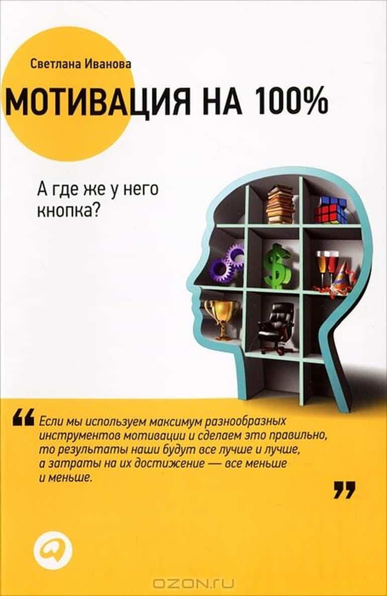 Что такое мотивация и почему мы от нее так зависим? Светлана Иванова «мотивация на 100%» - краткий обзор. Фото №1